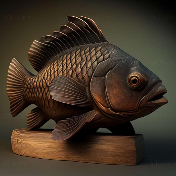 3D model Nimbochromis (STL)